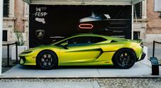Lamborghini Temerario Alleggerita al Motor Valley Fest 2025. Motore V8 ibrido biturbo da 920 cv ed aerodinamica più spinta