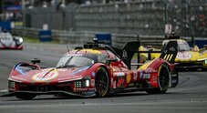 24 Ore di Le Mans: le Ferrari di Calado e Hanson svettano alle prime luci della domenica