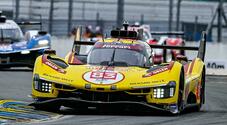24 Ore di Le Mans, due Ferrari in testa a due ore dalla fine con la terza in lotta per il podio