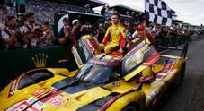 Ferrari cala il tris, ecco le immagini del trionfo alla 24 Ore di Le Mans 2025
