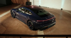 Taycan 4s by Ferragamo la limited edition per festeggiare i 40 anni di Porsche Italia