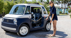 Fiat Topolino si trasforma in un'esclusiva spiaggina firmata Vilebrequin. Serie da collezione di 200 pezzi