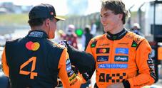 McLaren imprendibili in Olanda: una lotta in famiglia fra Piastri e Norris