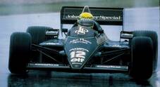 La Lotus 97T della prima vittoria di Senna torna in pista ad Assen. Al volante Chris Dinnage capo meccanico di Ayrton