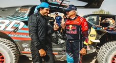 Sainz, la dinasty al volante: Carlos senior e junior, due generazioni protagoniste a Saragozza per provare il Ford Raptor T1+