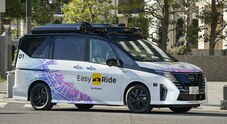 Nissan sperimenta la guida autonoma a Yokohama. Il programma partirà a novembre con 5 veicoli