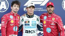 Ferrari in Messico, per la prima volta Leclerc e Hamilton insieme sul podio delle qualifiche. La pole è di Norris