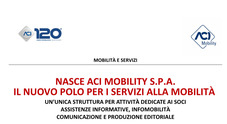 Aci, arriva Mobility Spa: il nuovo hub unisce tutti i servizi di mobilità in un'unica struttura