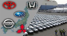Dazi Usa affossano le case auto del Sol Levante. L'utile ha registrato un crollo del 27,2% nel periodo aprile-settembre