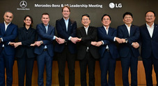 Mercedes e LG Electronics uniscono le forze per mobilità green. Incontro per ampliamento partnership