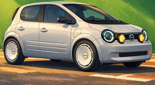Nissan, nella futura Wave la moderna architettura della Twingo si fonde perfettamente con stile retr&ograve; della Pao