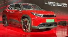 Urban Cruiser Ebella, il crossover elettrico di Toyota per l'India. Look robusto, powertrain da 144 o 174 cv e 540 km di autonomia