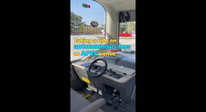 Cina: un giro sull'autobus a guida autonoma alla sede dell'APEC