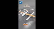 Cina: drone con ali in bamb&ugrave; completa il volo inaugurale