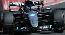 Antonelli come a Monza, &egrave; lui pi&ugrave; veloce sul nuovo circuito di Madrid. Alle sue spalle le due Ferrari