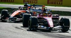 Norris, pole a sorpresa a Madrid: beffati Antonelli, Verstappen e Hamilton: in 189 millesimi 4 auto diverse