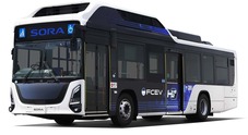 Toyota svela Sora, nuovo autobus a idrogeno. Bus a celle a combustibile supera 300 km di autonomia