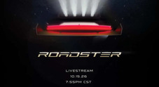 Tesla sveler&agrave; oggi la sportiva Roadster, la seconda generazione sar&agrave; dotata di tecnologia SpaceX
