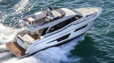Varato il Ferretti 500, entry level della gamma yacht. Il cantiere: “Design, comfort e benessere al top”
