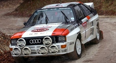 Audi Quattro, la Stella Polare del rally. Dominò con la trazione integrale con Mouton e Röhrl