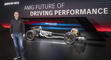 Mercedes-AMG, lunga vita ai motori termici con E Performance. In arrivo sistema ibrido derivato da F1 anche con 2.0 4 cilindri