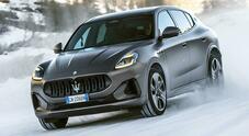 Grecale Folgore Ev, il dna Maserati emerge anche su neve e ghiaccio. Al volante in condizioni invernali estreme