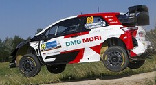 Rally Estonia, partenza spettacolare con 4 costruttori diversi nelle prime quattro posizioni: Toyota, Hyundai, Ford e Citroen
