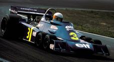 All'asta la Tyrrel P34 a sei ruote di Jody Scheckter. E' una delle più famose vetture della storia della F1