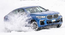 X6, la coupé a suo agio tra ghiaccio e neve. Nuova generazione a Livigno per Bmw Driving Experience