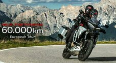 Ducati, partito il Multistrada 60.000 km European Tour. Una staffetta tra 30 appassionati con una V4 Rally