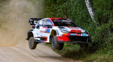 Tänak (Ford), il più veloce, ma ha 5' di penalità. Rovanperä (Toyota) in testa al Rally Estonia