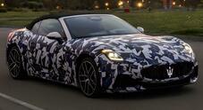 Maserati Grancabrio sorpresa in collaudo su strada a Modena. Esclusiva “scoperta” debutterà nel 2023, anche elettrica Folgore