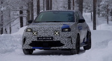 L'Alpine A290 elettrica resiste al freddo polare