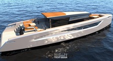 Velar 70, il concept innovativo di Valerio Rivellini: prefigura uno yacht dislocante di 21 metri ispirato alla vela