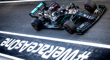 Hamilton ancora il più veloce nel 3° turno libero a Silverstone, ma Bottas è vicino