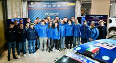 Aci Team Italia svela la stagione Rally 2025. Nella galleria Caracciolo a Roma con giovani piloti e navigatori