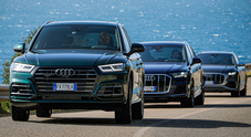 Audi Q Experience, in Sardegna un “tuffo” nei Quattro Anelli. Test della versatilità per Q5, Q7 e SQ8