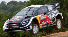 WRC, La Ford di Ogier in testa dopo la speciale bagnata di giovedì sera