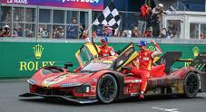 Ferrari fa il bis a Le Mans sotto la pioggia con la vittoria numero 11, la Porsche vince nelle GT3