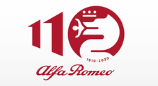 110 Anni Alfa Romeo, modernità e storia nel logo celebrativo. Festeggiamenti ad Arese, 1000 Miglia e Festival di Goodwood