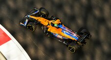 F1, Norris chiude ufficialmente la stagione 2021 segnando il miglior tempo con le Pirelli da 18 pollici a Yas Marina