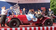 Alfa Romeo trionfa alla 1000 Miglia. En plein sul podio: vince la 6C 1500 GS Testa Fissa del 1933