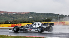 GP Turchia, libere 3: nella pioggia emerge Gasly con l'Alpha Tauri, poi Verstappen