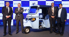 Ape E-City, l’iconico tre ruote Piaggio diventa elettrico. Debutta in India con tecnologia battery swap