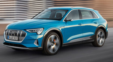 Audi e-tron 55 quattro, upgrade del software aumenta l'autonomia. Cresce capacità della batteria e si riducono dispersioni