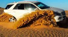Mercedes ML, il salotto del deserto: comfort da sballo anche sulle dune
