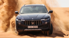 Maserati, deserto di Levante: prova fra le dune di Dubai del rinnovato Suv del Tridente
