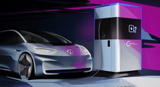 Volkswagen svela MEB, la stazione di ricarica mobile per veicoli elettrici da 360 kWh