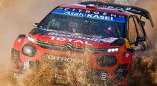 WRC, le Citroen C3 in testa al Rally Italia Sardegna: Ogier precede Lappi