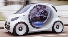 Smart Vision EQ, la Fortwo a guida autonoma per il car sharing del futuro